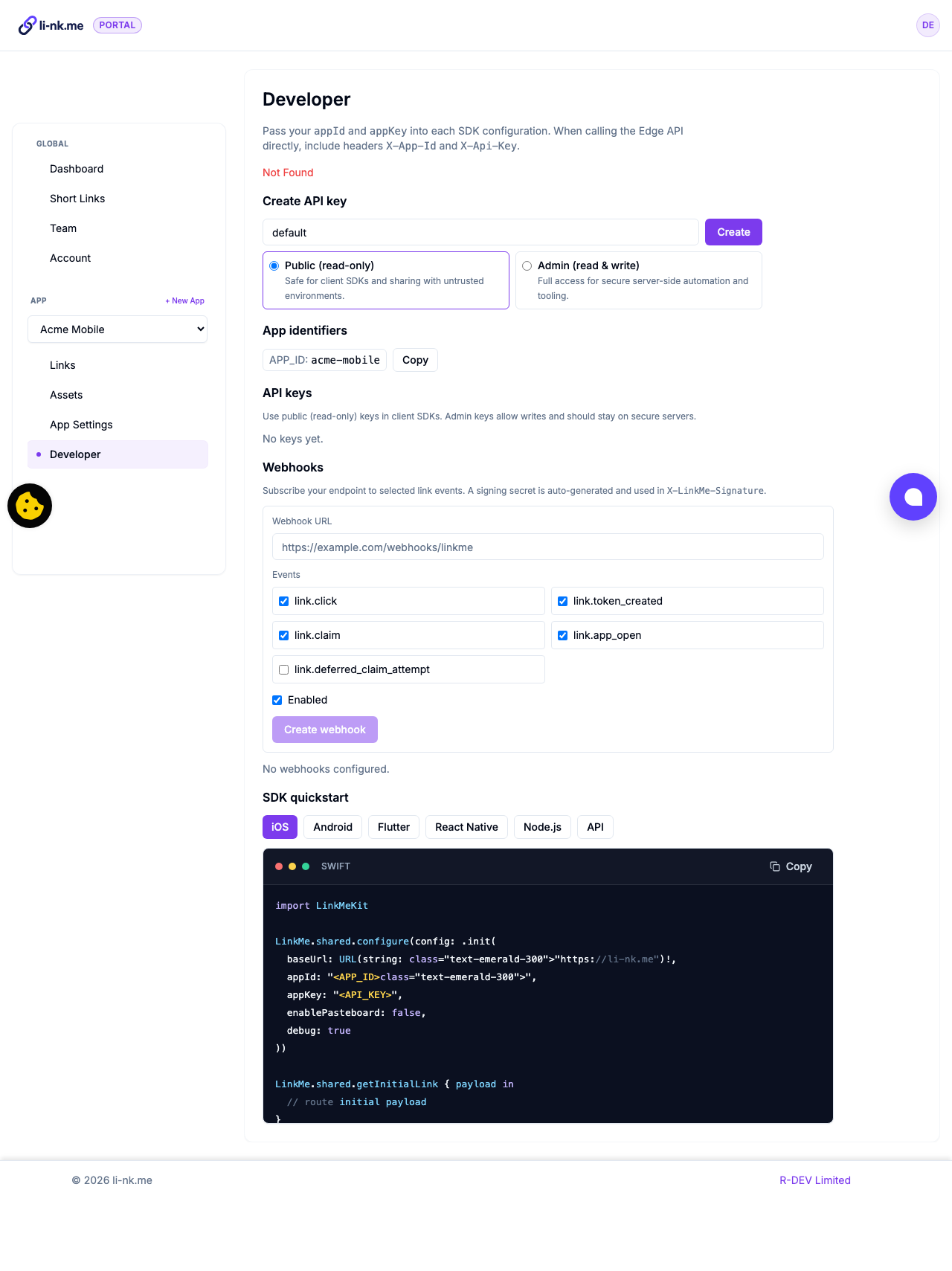 MCP setup screenshot