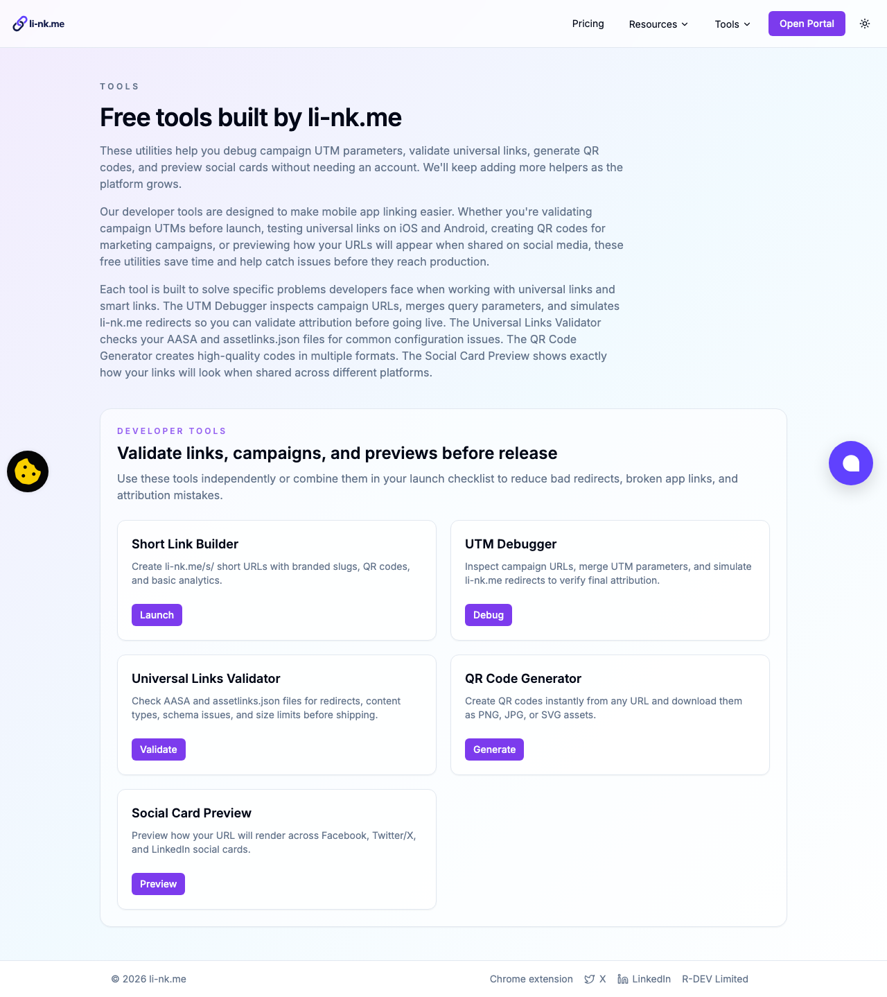 Platform alternatives evaluation screenshot